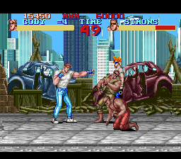Final Fight (Europe) In game screenshot